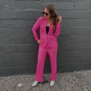 Hot pink 2 piece set